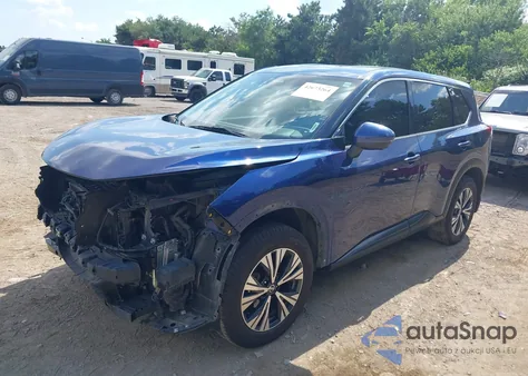 2021 Nissan Rogue Sv Intelligent Awd из США, поврежденный, VIN 5N1AT3BB2MC815828